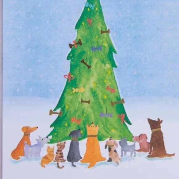 NEW Graphique Share Your Joy! Holiday Cards Dogs Cats 10 Cards & Envelopes 5x6.6 - Picture 3 of 3